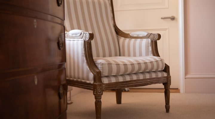 chair in cosy partridge luxury room