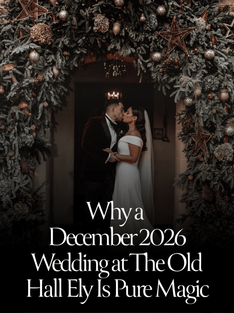 Why a December 2026 Wedding at The Old Hall Ely Is Pure Magic